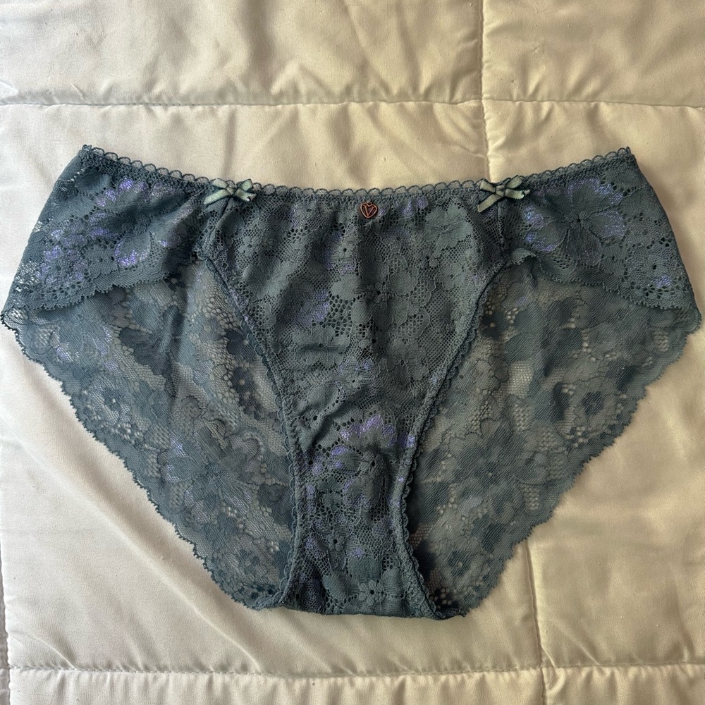 Blue Lace Victoria Secret Underwear